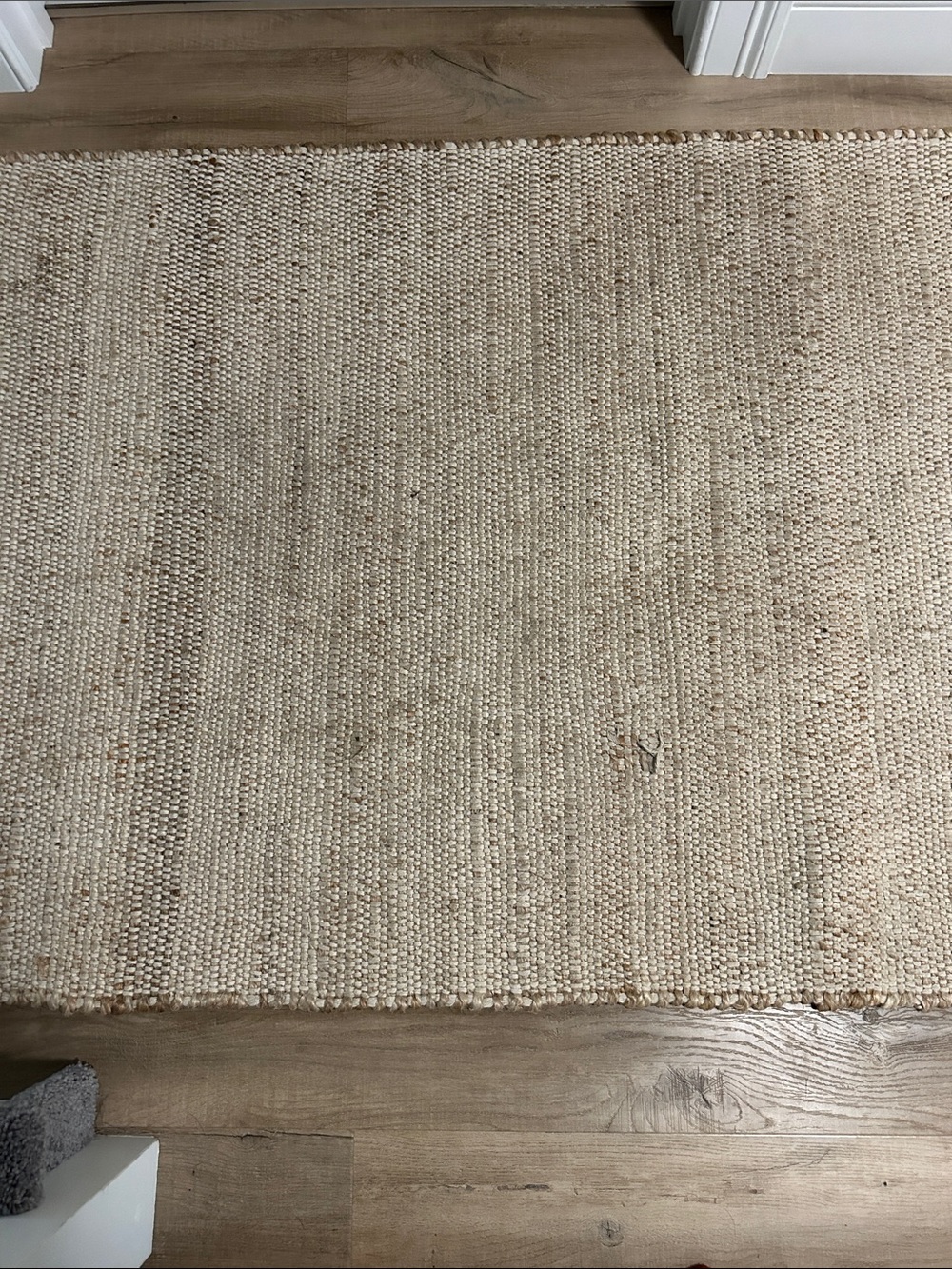NuLoom 3”x 5” Neutral Handwoven Jute Rug - Natural Beige - Picture 5 of 5